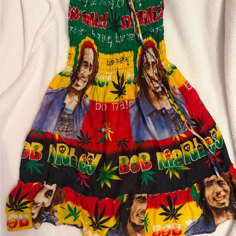 Colorful Bob Marley Dress
